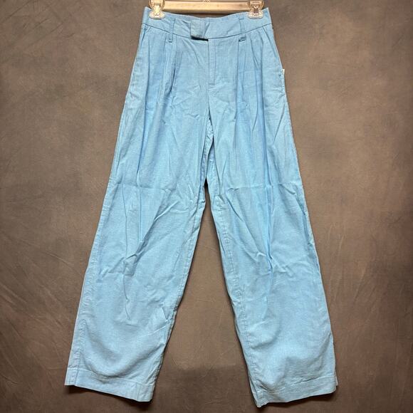 A New Day Linen Pants NWT Lounge Resort Summer Beachy Vacation Elastic Waist - Picture 1 of 14